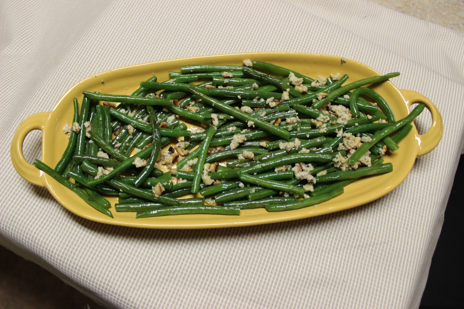 The Cookbook Project Green Beans Gremolata